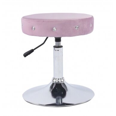 Professional beauty salons and beauticians stool HC1102CN, lilac velor