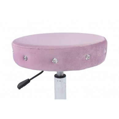 Professional beauty salons and beauticians stool HC1102CN, lilac velor 2