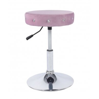 Professional beauty salons and beauticians stool HC1102CN, lilac velor 3