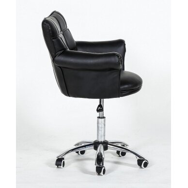 Beauty salon chair with wheels HC804CK, black 2