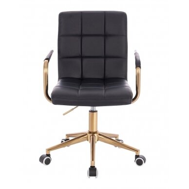 Professional beauty salons and beauticians stool HC1015KP, black eco-leather 1