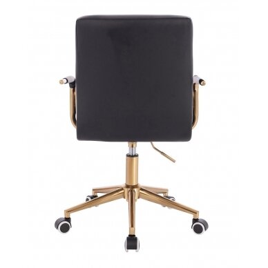 Professional beauty salons and beauticians stool HC1015KP, black eco-leather 3