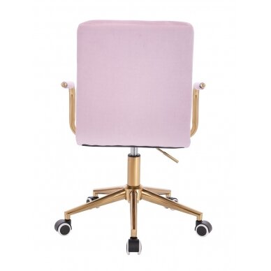 Professional beauty salons and beauticians stool HC1015KP, lilac velor 1