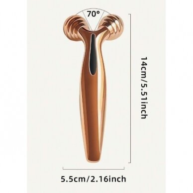 3D face contouring roller massager  2