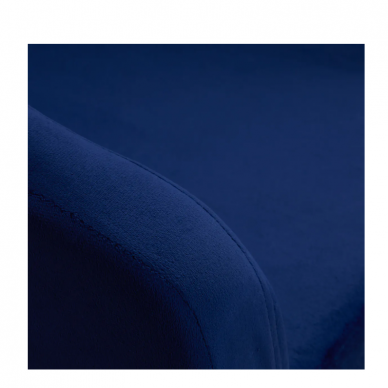 4Rico grožio salono kėdė stabiliu pagrindu QS-BL14G, mėlynas aksomas 5