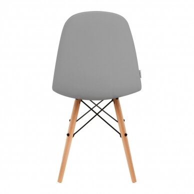 4Rico Scandinavian office and waiting room chair QS-185, gray color 3