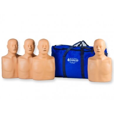 First aid mannequin set, 4 pcs.