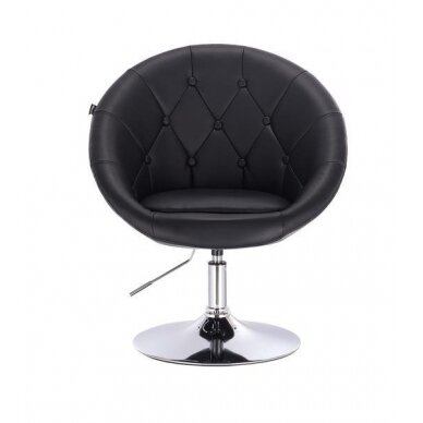 Beauty salons and beauticians stool HC8516, black eco-leather 1