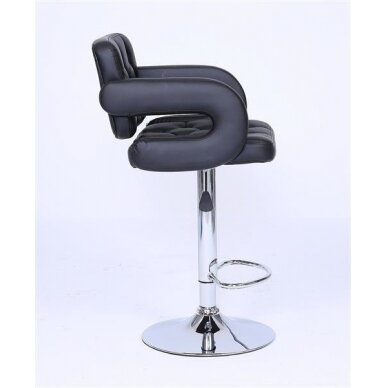 Professional chair for make-up specialists HC8403W, black color 2