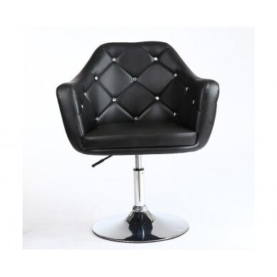 Beauty salons and beauticians stool HC830, black eco-leather 1