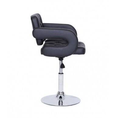 Beauty salons and beauticians stool HC8403N black eco leather 2