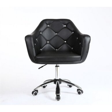 Beauty salons and beauticians stool HC830K, black eco-leather 1