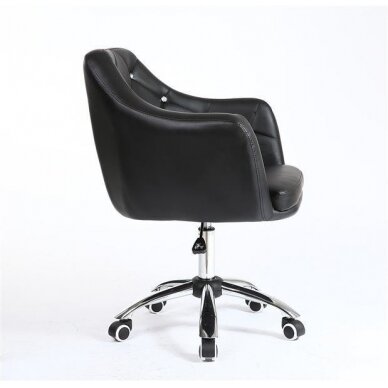 Beauty salons and beauticians stool HC830K, black eco-leather 2