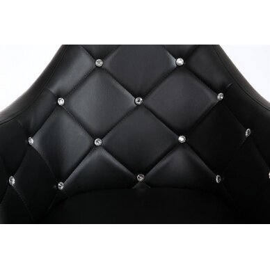 Beauty salons and beauticians stool HC830K, black eco-leather 4