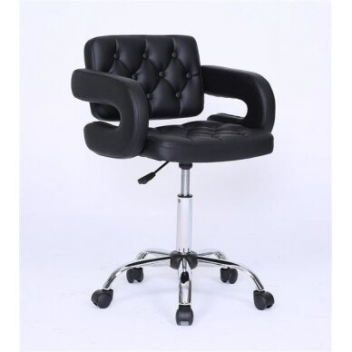 Master chair with wheels HC8403K, black