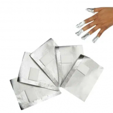 Aluminum foil for removing gel polish, 50 pcs.