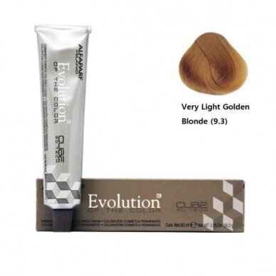 Alfaparf Evolution Cube 3D ilgalaikiai plaukų dažai 60 ml 9.3 Very light golden blonde