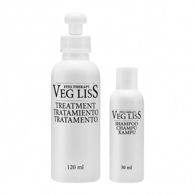 ALTERLOOK PROFESSIONAL VEG LISS veganiškas braziliškas plaukų tiesinimas 120ml + 30ml