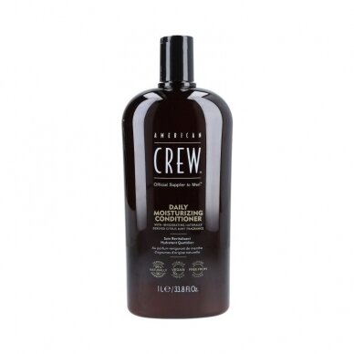 AMERICAN CREW CLASSIC DAILY drėkinantis plaukų kondicionierius kasdieniam naudojimui, 1000 ml.