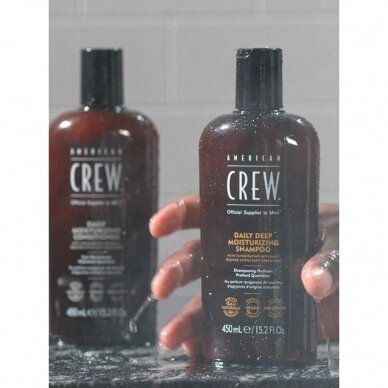 AMERICAN CREW DAILY DEEP MOISTURING SHAMPOO интенсивно увлажняющий мужской шампунь, 250 мл 1