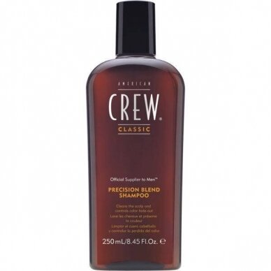 AMERICAN CREW PRECISION BLEND SHAMPOO шампунь для мужских волос сохраняющий цвет волос, 250 мл