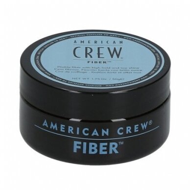 AMERICAN CREW FIBER stiprios fiksacijos matinis kremas plaukų stilizacijai, 50 g.