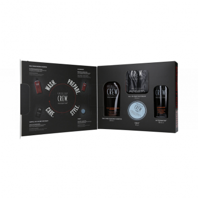 AMERICAN CREW MEN’S MOST WANTED MEDIUM GROOMING SET plaukų priežiūros ir formavimo rinkinys 1