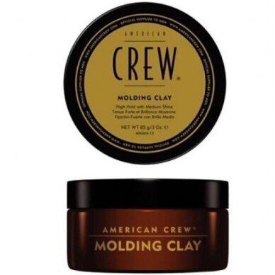 AMERICAN CREW MOLDING CLAY stiprios fiksacijos formavimo priemonė, 85 g.