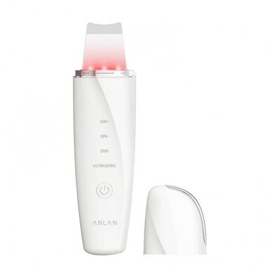 ANLAN professional ultrasonic spatula for face cleaning 002 (28.000 Khz) + LED light