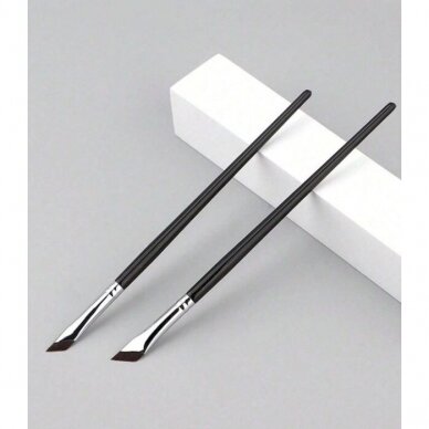 Eyebrow and eyeliner brush set (2 pcs)