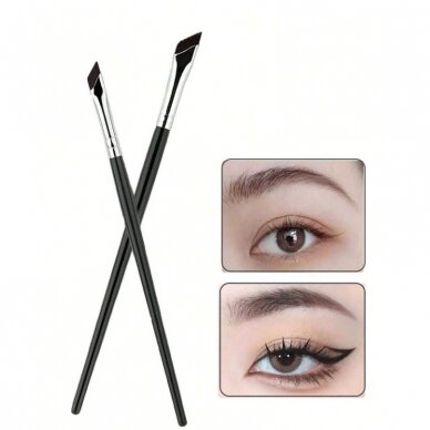 Eyebrow and eyeliner brush set (2 pcs) 2