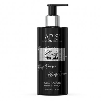 APIS BLACK DREAM regenerating hand cream with precious argan oil, collagen and elastin, 300 ml