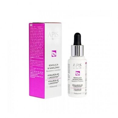 APIS hialurono 4D emulsija + Ligostem TM + 6 aminorūgščių kompleksas, 30 ml