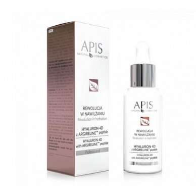 APIS HYALURON 4D ARGIRELINE extra effect moisturizing face serum, 30 ml.