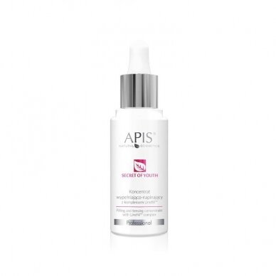 APIS SECRET OF YOUTH aktyvią audinių sintezę skatinantis koncentratas pripildytas LINEFILL kompleksu bei orchidėjų ekstraktais, 30 ml