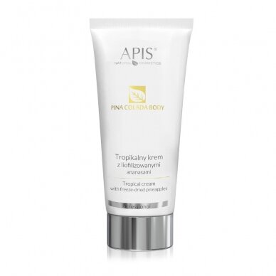 APIS PINACOLADA BODY TROPICAL крем антицеллюлитный с сублимированным ананасом, 200 мл.