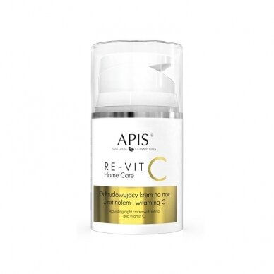 APIS RE-VIT C HOME CARE Regenerating Night Cream with Retinol and Vitamin C, 50 ml