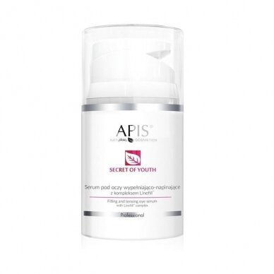 APIS SECRET OF YOUTH  stangrinantis paakių serumas su LINEFILL kompleksu bei su orchidėjos ekstraktais, 50 ml