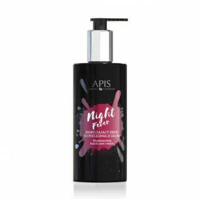 APIS NIGHT FEVER moisturizing hand cream saturated with hyaluronic acid, almond and hemp oils, 300 ml