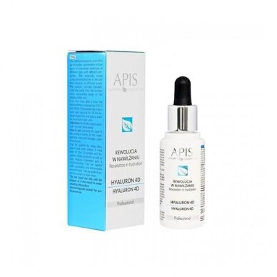 APIS HYALURON 4D strong moisturizing serum for facial skin, 30 ml