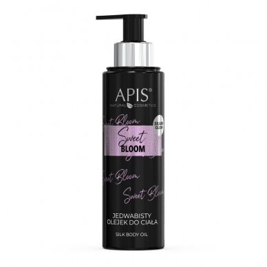 APIS Sweet Bloom regeneruojantis šilkinis kūno aliejus, 150 ml