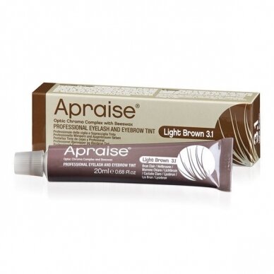 APRAISE professional eyebrow and eyelash dye, light brown color no. 3.1, 20 ml 1