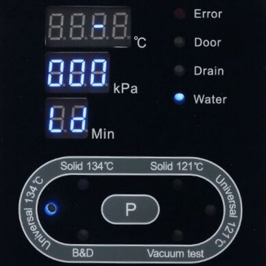 Professional autoclaves LAFOMED STANDARD LINE LFSS18AA LED with printer (18 liters) MEDICAL CLASS B 7