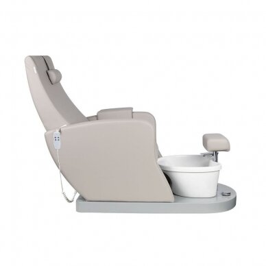 Professional electric podological SPA chair for pedicure procedures AZZURRO 016, grey color 1