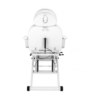 AZZURRO profesionali kosmetologinė kėdė - gultas 563, baltos spalvos 9