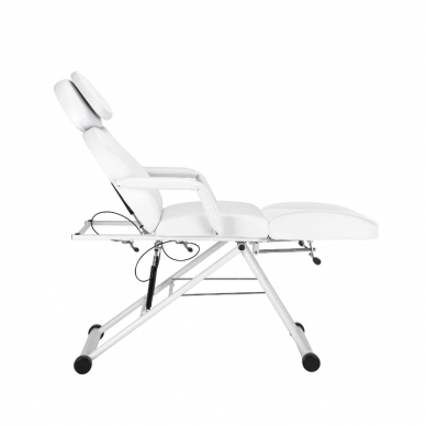 AZZURRO professional cosmetology chair - bed 563, white color 2