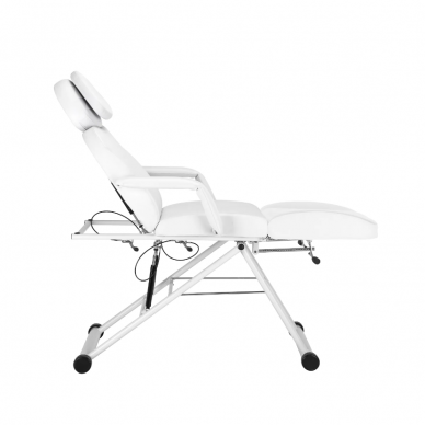 AZZURRO profesionali kosmetologinė kėdė - gultas 563, baltos spalvos 2