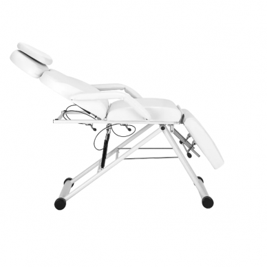 AZZURRO profesionali kosmetologinė kėdė - gultas 563, baltos spalvos 3