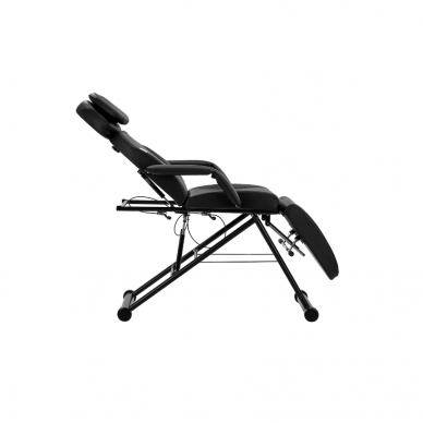 AZZURRO professional cosmetology chair - couch 563, black color 2