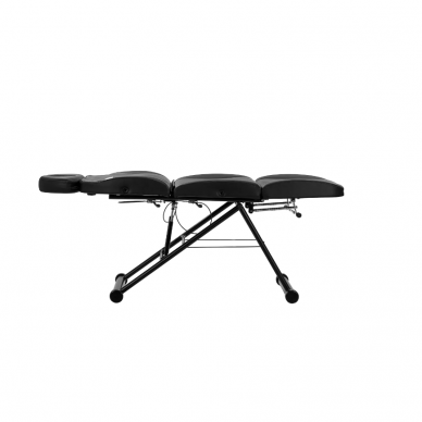 AZZURRO profesionali kosmetologinė kėdė - gultas 563, juodos spalvos 5